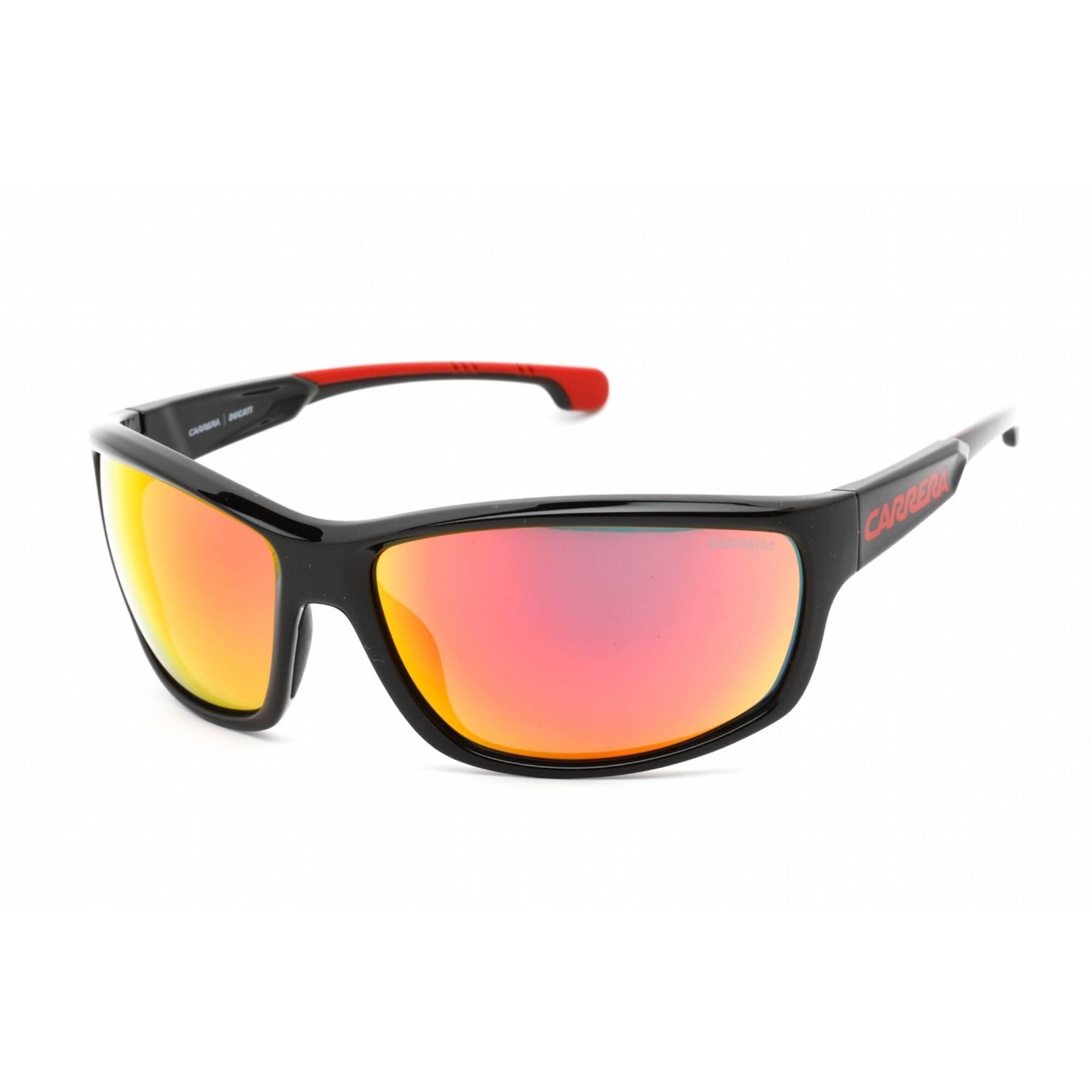 ducati goggles Carrera Ducati Men's Sunglasses - Red and Black Rectangular