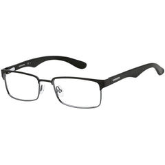 Carrera Men's Eyeglasses - Black and Dark Ruthenium Rectangular | Ca 6606 0J0P 00