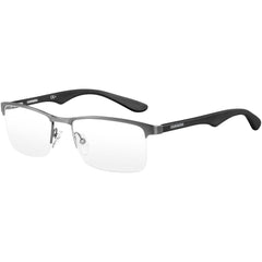 Carrera Men's Eyeglasses - Dark Ruthenium and Black Rectangular | Ca 6623 0XVD 00