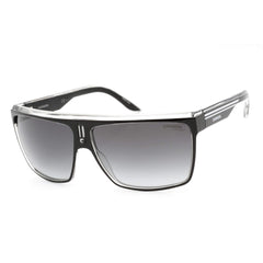 Carrera Men's Sunglasses - Black White Frame Grey Shaded Lens | CARRERA 22/S 080S 9O