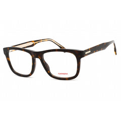 Carrera Unisex Eyeglasses - Havana Plastic Rectangular Frame | CARRERA 249 0086 00