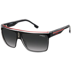 Carrera Unisex Sunglasses - Dark Grey Shaded Lens Square Plastic Frame | 22/N 0T4O