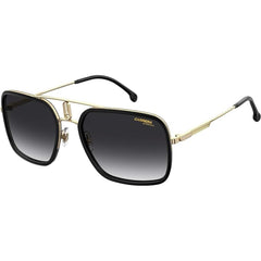 Carrera Unisex Sunglasses - Gold Black Pilot Frame Grey Shaded Lens | 1027/S 0RHL