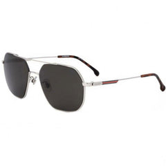 Carrera Unisex Sunglasses - Palladium Metal Pilot Frame Grey Lens | 1035/GS 010