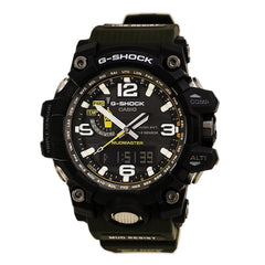 Casio Men's G-Shock Mudmaster World Time Green Resin Strap Ana-Digi Dive Watch | GWG1000-1A3