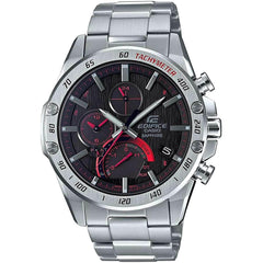 Casio Men's Chronograph Watch - Edifice Black Dial Bracelet | EQB1000XD-1A