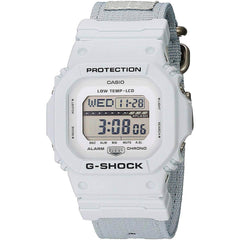 Casio Men's Digital Watch - G-Shock G-Lide White Fabric Strap | GLS5600CL-7