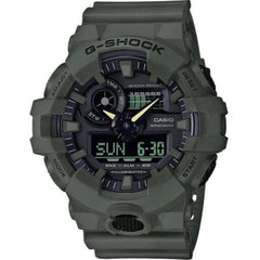 Casio Men's Dive Watch - G-Shock Olive Green Resin Strap Shock Resistant | GA700UC-3A