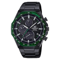 Casio Men's Watch - Edifice Bluetooth Smartphone Link Black Bracelet | EQB1100XDC-1A