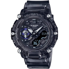 Casio Men's Watch - G-Shock Analog Digital Alarm Black Dial Resin Strap | GA2200SKL-8A