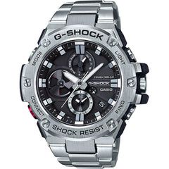 Casio Men's Watch - G-Shock G-Steel Ana-Digi Dial Silver Tone Bracelet | GSTB100D-1A