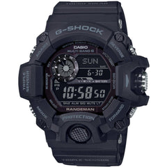 Casio Men's Watch - G-Shock Master of G Rangeman Black Dial Strap Digital | GW9400-1B