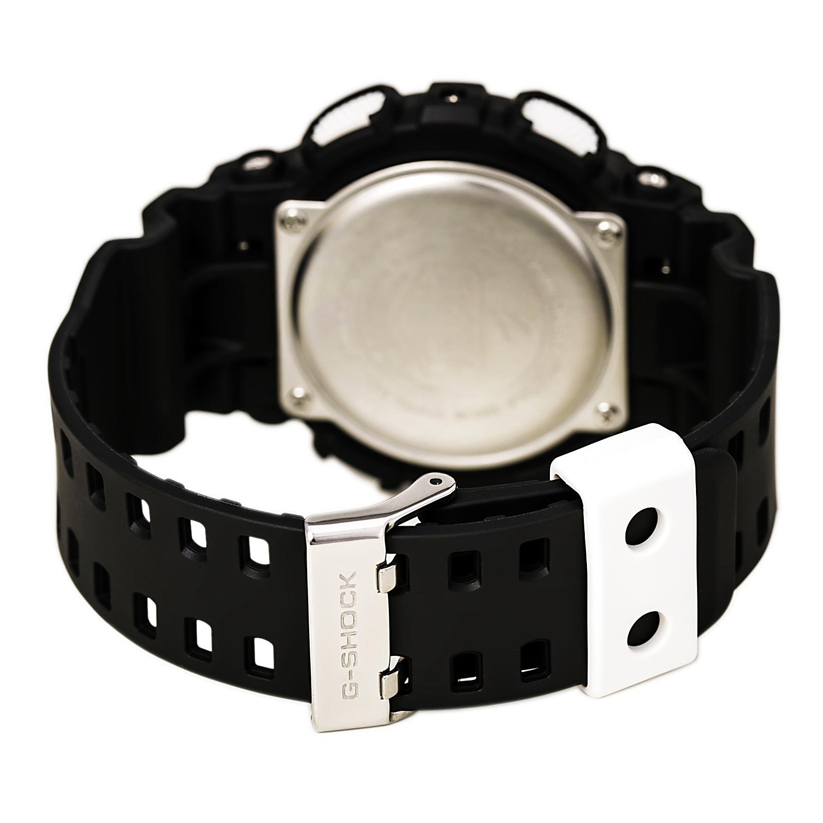 Casio GA100BW-1A Men's G-Shock World Time Black Resin Watch