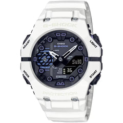 Casio Unisex Analog Digital Watch - G-Shock B001 Series White Strap | GAB001SF-7A