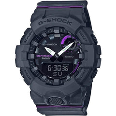 Casio Women's Bluetooth Watch - G-Shock Analog-Digital Dial Grey Strap | GMAB800-8A