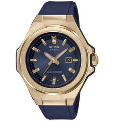 Casio Women's Quartz Watch - Baby-G G-MS Blue Resin Strap Solar Powered | MSGS500G-2A