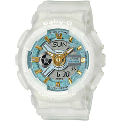 Casio Women's Quartz Watch - Baby-G World Time Ana-Digi Dial Resin Strap | BA110SC-7A
