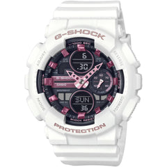 Casio Women's Watch - G-Shock Black and Purple Analog-Digital Dial | GMAS140M-7A