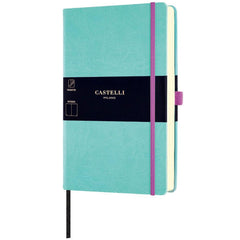 Castelli A5 Notebook - Aquarela Ivory Pages Medium, Blank, Jade Green | QC825-118