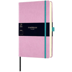 Castelli A5 Notebook - Aquarela Ivory Pages Medium, Blank, Mallow | QC825-498