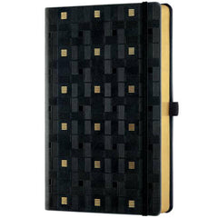 Castelli A5 Notebook - Copper and Gold Weaving Gold, Blank, Black | QC8QM-464