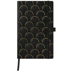 Castelli Notebook - Copper and Gold Medium A5, Blank, Art Deco Gold | QC8NS-464