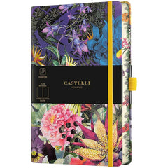 Castelli Notebook - Eden Jungle Design Medium A5, Blank, Cockatiel | QC8BI-002