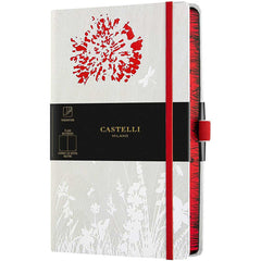Castelli Notebook - Foresta Card Cover Medium A5, Blank, Dandelion | QC8QF-502