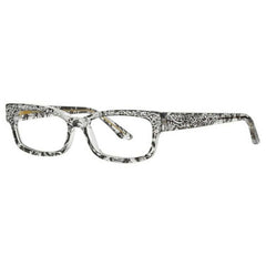 Caviar Women's Eyeglasses - Black/Gold Frame Demo Lens | 3017-C24-52-15-140