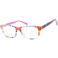 Ccs By Coco Song Men's Eyeglasses - Clear Lens Multicolor Square | CCS102 03-09