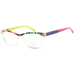 Ccs By Coco Song Unisex Eyeglasses - Clear Lens Full Rim Square Frame | CCS105 01-09