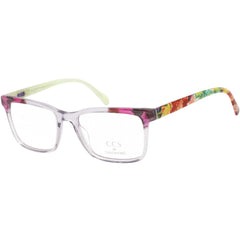 Ccs By Coco Song Unisex Eyeglasses - Clear Lens Multicolor Square Frame | CCS108 05-09