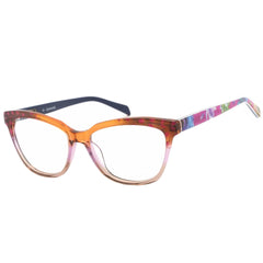 Ccs By Coco Song Unisex Eyeglasses - Multicolor Full Rim Cat Eye Frame | CCS115 02-09