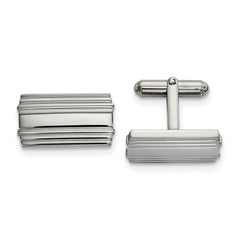 Stainless Steel Polished Cufflinks