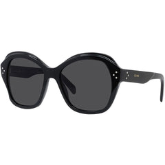 Celine Women's Sunglasses - Dark Grey Lens Shiny Black Plastic Frame | CL40200I 01A
