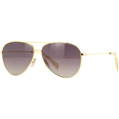 Celine Women's Sunglasses - Polarized Lens Full Rim Gold Metal Frame | CL40062U 30D