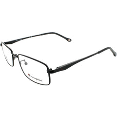 Champion Men's Eyeglasses - Demo Lens Black Rectangular Full Rim Frame | CU1001UF C02