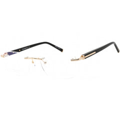 Charriol Men's Eyeglasses - Clear Lens Shiny Light Gold/Black Frame | PC75083 C01