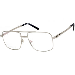 Charriol Men's Eyeglasses - Full Rim Brushed Silver Square Shaped Frame | PC75037 C06
