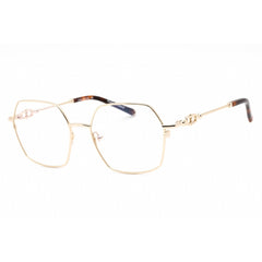 Charriol Men's Eyeglasses - Full Rim Shiny Gold Hexagon Metal Frame | PC71049 C01