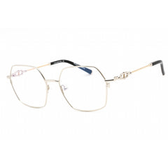 Charriol Men's Eyeglasses - Full Rim Shiny Silver/Gold Hexagon Metal | PC71049 C02