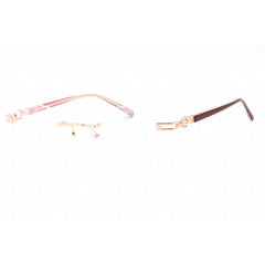 Charriol Men's Eyeglasses - Rimless Shiny Pink Gold Rectangular Metal | PC71051 C03