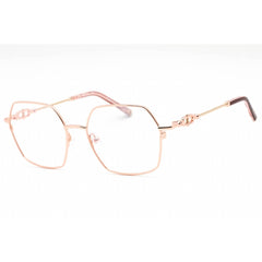 Charriol Men's Eyeglasses - Shiny Pink Gold/Silver Hexagon Metal Frame | PC71049 C03
