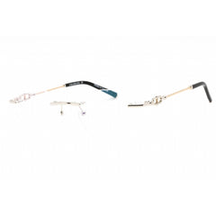 Charriol Men's Eyeglasses - Shiny Silver/Gold Rectangular Metal Frame | PC71048 C02