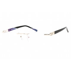 Charriol Men's Eyeglasses - Shiny Silver/Gold Rectangular Metal Frame | PC71057 C02