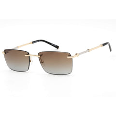 Charriol Women's Sunglasses - Shiny Gold/Silver Titanium Rimless Frame | PC81008 C01