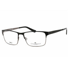 Chesterfield Men's Eyeglasses - Black/Gunmetal Metal Rectangular Frame | 34 XL 0RD2 00