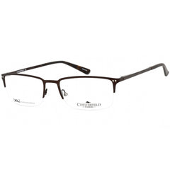 Chesterfield Men's Eyeglasses - Dark Brown Rectangular Shape Frame | CH 84XL 0R0Z 00