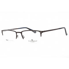 Chesterfield Men's Eyeglasses - Half Rim Matte Grey Metal Frame | CH 84XL 0FRE 00