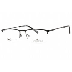 Chesterfield Men's Eyeglasses - Matte Black Metal Rectangular Frame | CH 101XL 0003 00